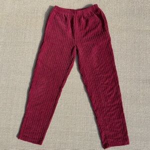 Reclaimed Vintage Inspired Coord Pants In Burgundy